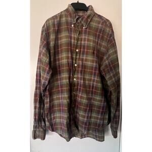 Ralph Lauren Mens Button Up Long Sleeve Shirt Size Large